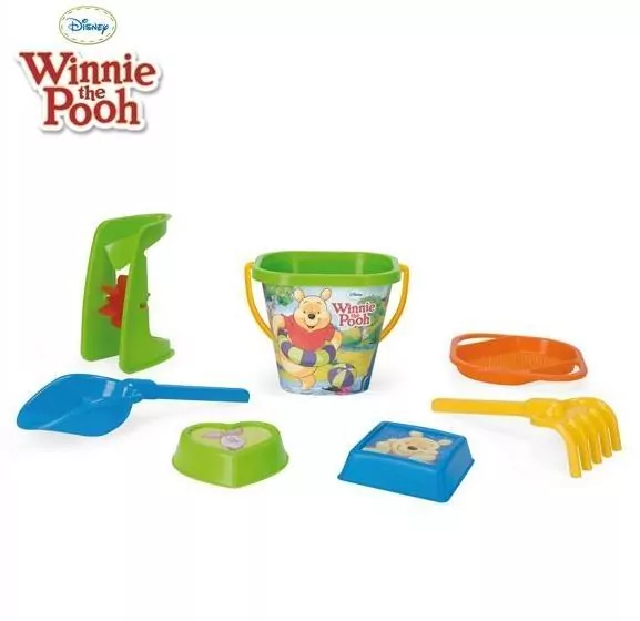 Komplet do piasku 7 elementów Kubuś Puchatek - tantis.pl