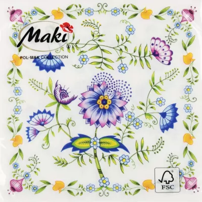 SERWETKA PAP 3W 330X330 KWIAT 59501 PM OP