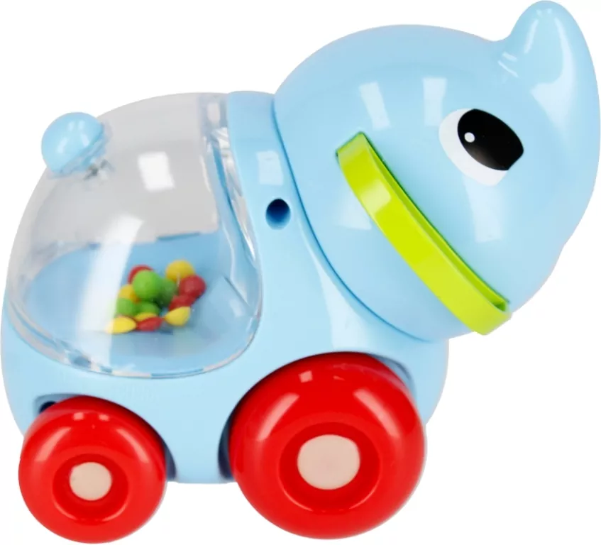 Grzechotka pojazd słonik BAM BAM - tantis.pl