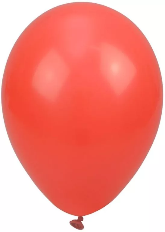 Balony pastelowe 24cm. Czerwone - tantis.pl
