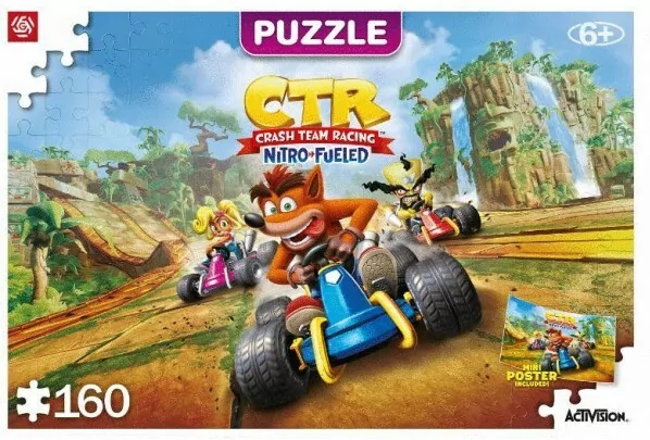 Puzzle Kids 160. Crash Team Racing: Nitro-Fueled - tantis.pl
