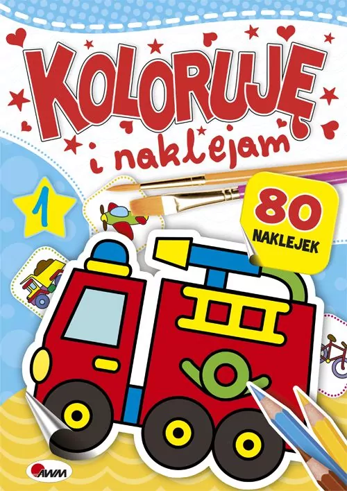 Koloruję i naklejam 1 - tantis.pl