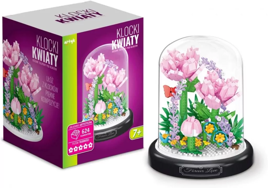 Klocki pod kloszem tulipany - tantis.pl