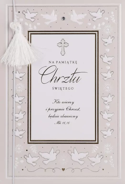 Karnet okolicznościowy B6. Chrzest. Pan Dragon - tantis.pl