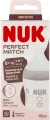 NUK. Perfect Match. Butelka z silikonowym smoczkiem. 150 ml. Serca - tantis.pl