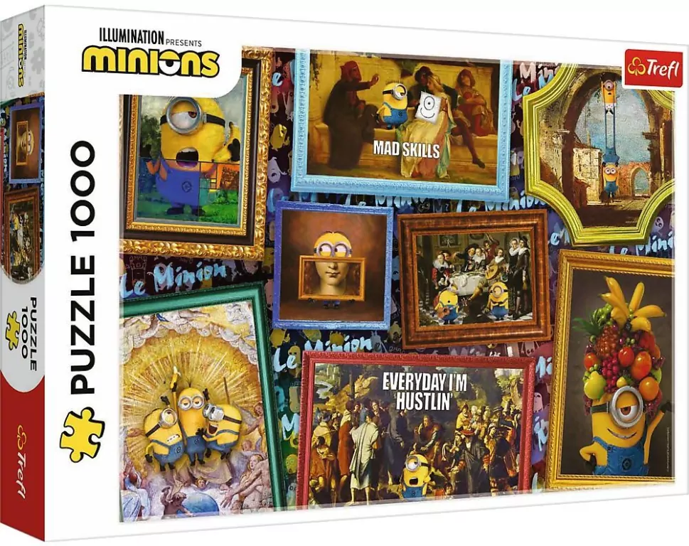 Puzzle 1000. Galeria Minionków - tantis.pl