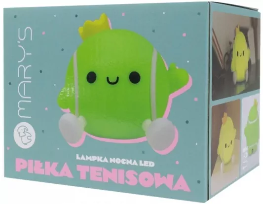 Lampka nocna LED Piłka tenisowa - tantis.pl