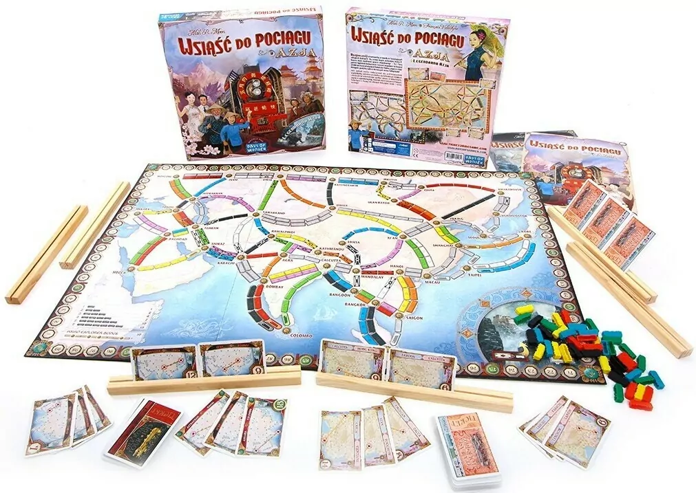 Wsiąść do pociągu: Kolekcje map: Azja - tantis.pl