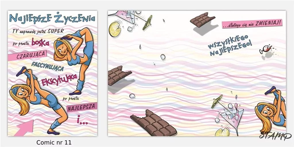 Karnet Comic B6 + koperta wzór nr 11 - tantis.pl