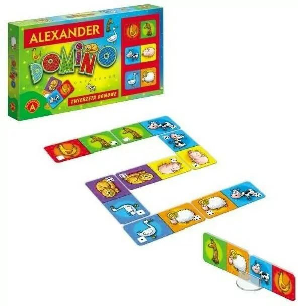 Alexander. Domino obrazkowe. Zwierzęta domowe - tantis.pl