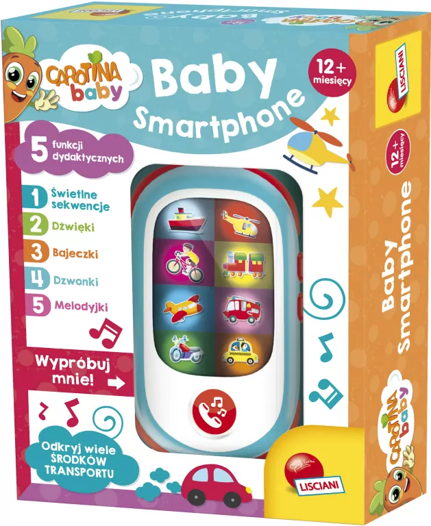 Carotina Baby - elektryczny smartfon dydaktyczny - tantis.pl