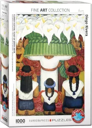 Puzzle 1000 Święto kwiatów, Diego Riviera