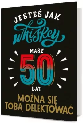 Karnet B6: Urodziny 50 męskie