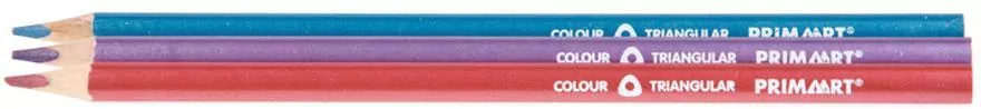 Kredki ołówkowe trójkątne metalizowane - tantis.pl