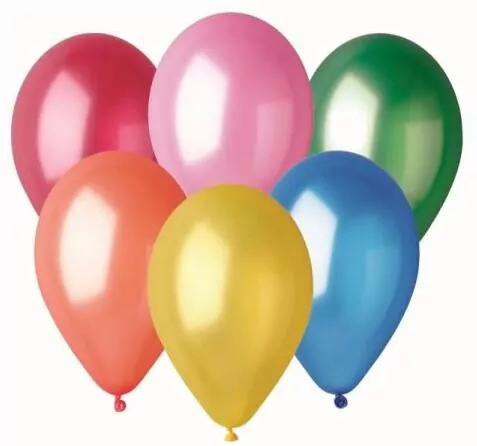 Balony metaliczne 33cm. Różnokolorowe - tantis.pl
