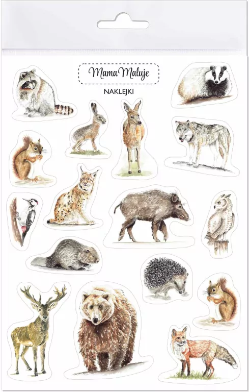 Naklejki. Zwierzęta leśne - tantis.pl