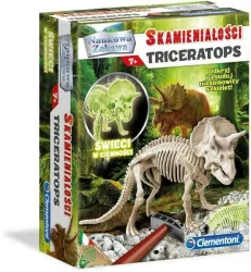 Triceratops. Skamieniałości. Naukowa zabawa