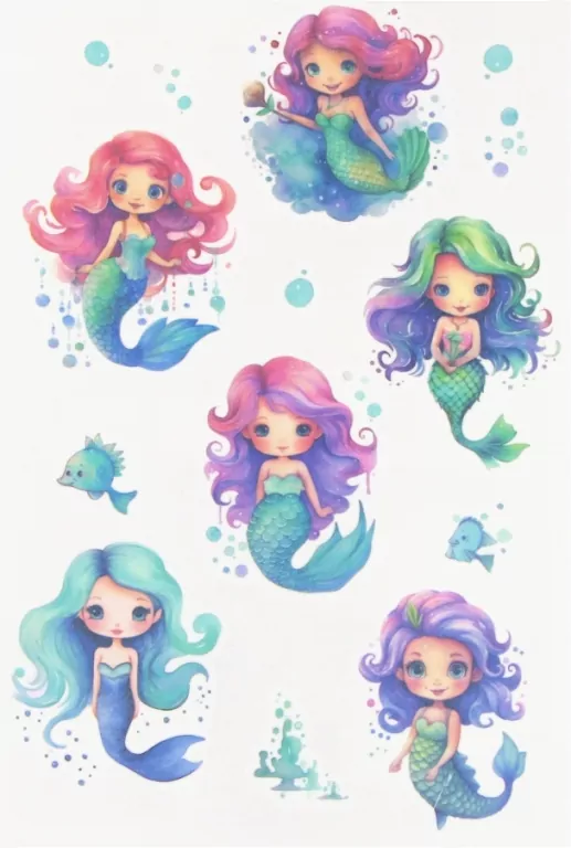 Tatuaże Syrenki - tantis.pl