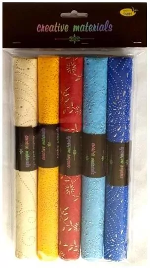 Papier czerpany ozdobny gm 140 25x35cm 5 ark - tantis.pl