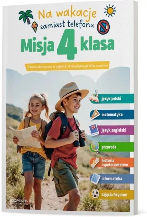 Misja 4 klasa. Letnia zabawa, która daje przewagę we wrześniu - tantis.pl