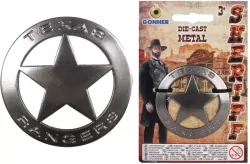 Metalowa odznaka szeryfa Texas Ranger 14/0
