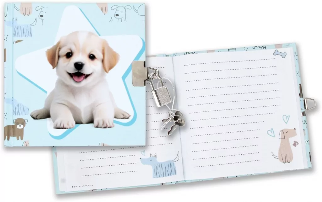 Pamiętnik na kłódkę Cuties Doggy - tantis.pl