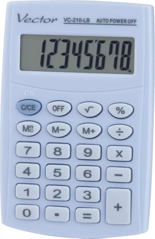 Kalkulator kieszonkowy Vector VC-210 LB - tantis.pl