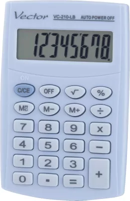 Kalkulator kieszonkowy Vector VC-210 LB