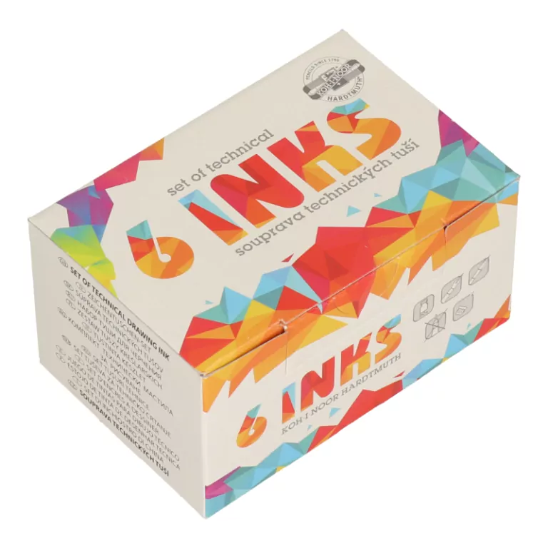 Tusz kreślarski. 6 kolorów - tantis.pl