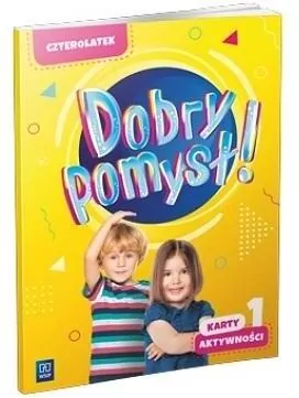 Dobry pomysł! Czterolatek. Karty aktywności cz.1 - tantis.pl