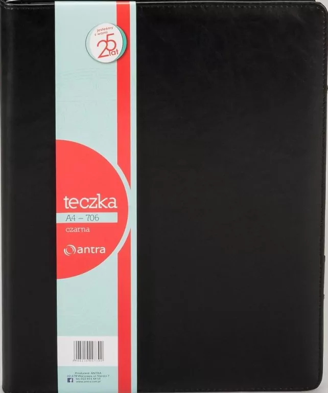 Teczka A4 706 czarna ANTRA - tantis.pl