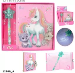 Pamiętnik na kłódkę z magicznym długopisem Ylvi 12709A