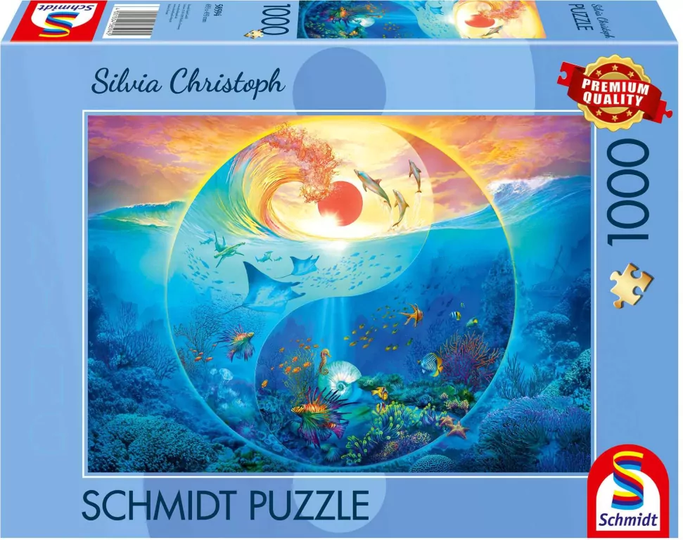 Puzzle PQ 1000 W krainie morskich zwierząt - tantis.pl