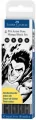 Pitt Artist Pens Manga Black Set - tantis.pl