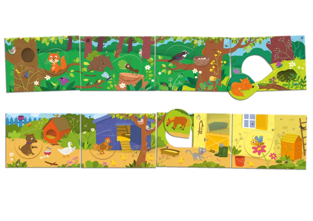 Kto tu mieszka? Dobieranka - tantis.pl