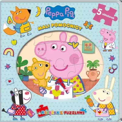Peppa Pig. Mali pomocnicy. Książka z puzzlami