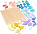 Fisher Price. Drewniane puzzle kosmos - tantis.pl