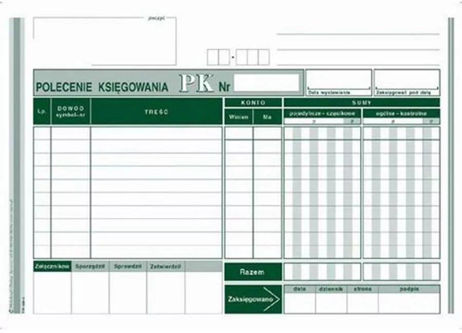 Polecenie księgowania 439-3 - tantis.pl