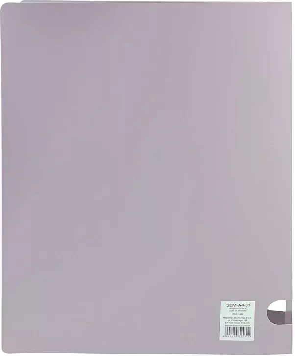 Segregator A4 PP 3cm 2R róż morandi - tantis.pl