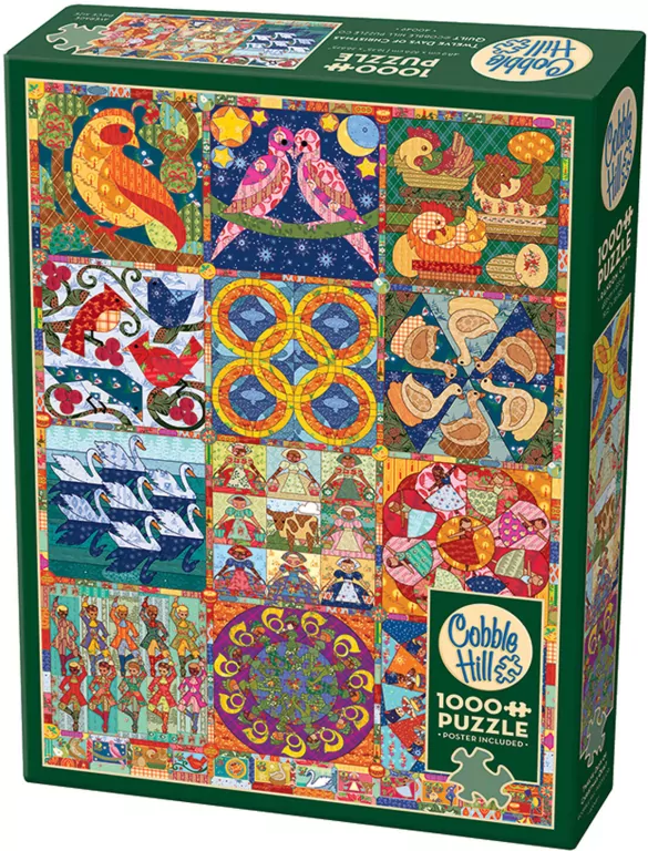 Puzzle 1000 Dwanaście dni Świąt Bożego Narodzenia - tantis.pl