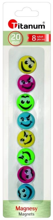 Magnesy do tablic emotikony mix - tantis.pl