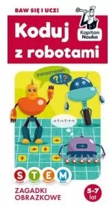 Koduj z robotami. Zagadki obrazkowe. Kapitan Nauka - tantis.pl