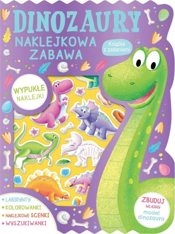 Dinozaury. Książka z zadaniami - tantis.pl