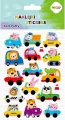 Naklejki 3D Soft Puffy Cars 110x205 HAPPY COLOR - tantis.pl