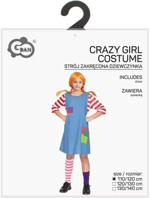 Strój dla dzieci Zakręcona Dziewczynka 110/120 cm