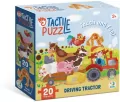 Puzzle sensoryczne Jade traktorem 20el - tantis.pl