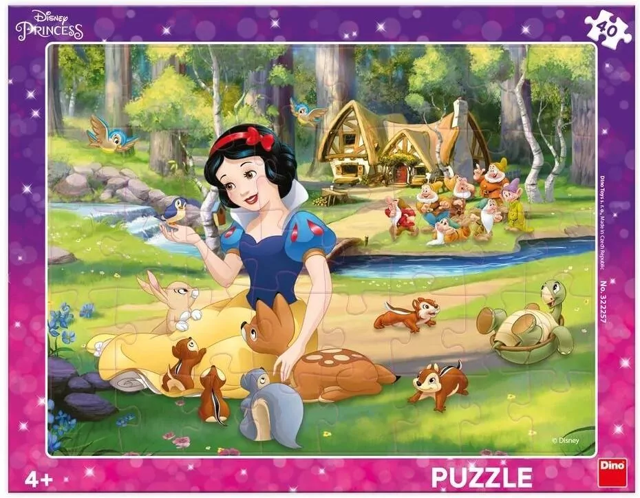 Puzzle ramkowe Królewna Śnieżka 40el - tantis.pl