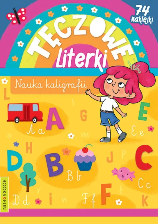 Tęczowe literki. Nauka kaligrafii - tantis.pl