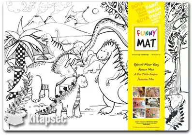 Mata transparentna Dinozaury Funny Mat STRIGO - tantis.pl