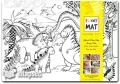 Mata transparentna Dinozaury Funny Mat STRIGO - tantis.pl